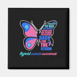 Aimant Papillon cancéreux - Thyroïde Survivant Thyroïde C