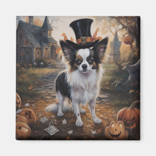 Aimant Papillon Citrouille Halloween effroi