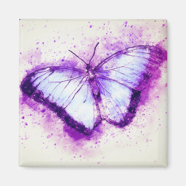 Aimant Papillon d'art (Devant)
