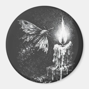 Aimant Papillon de nuit vers la flamme — par BurnsInHell
