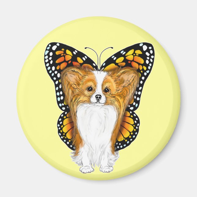 Aimant Papillon déguisé (Devant)