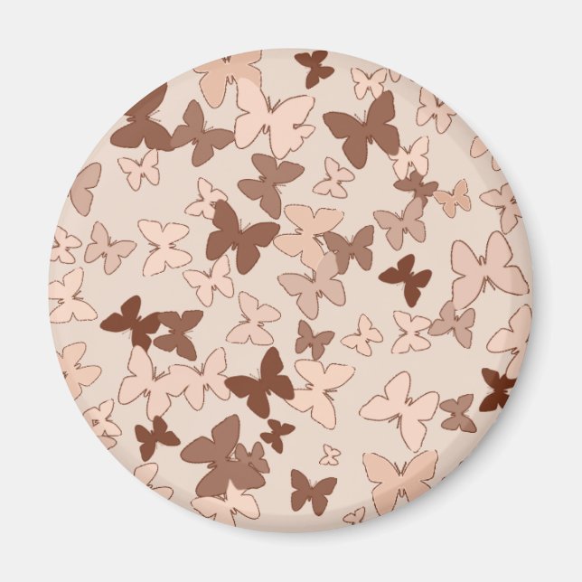 Aimant papillon féminin neutre (Devant)