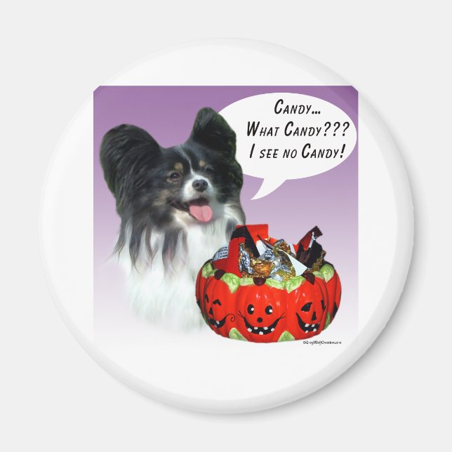 Aimant Papillon Halloween Candy (Devant)