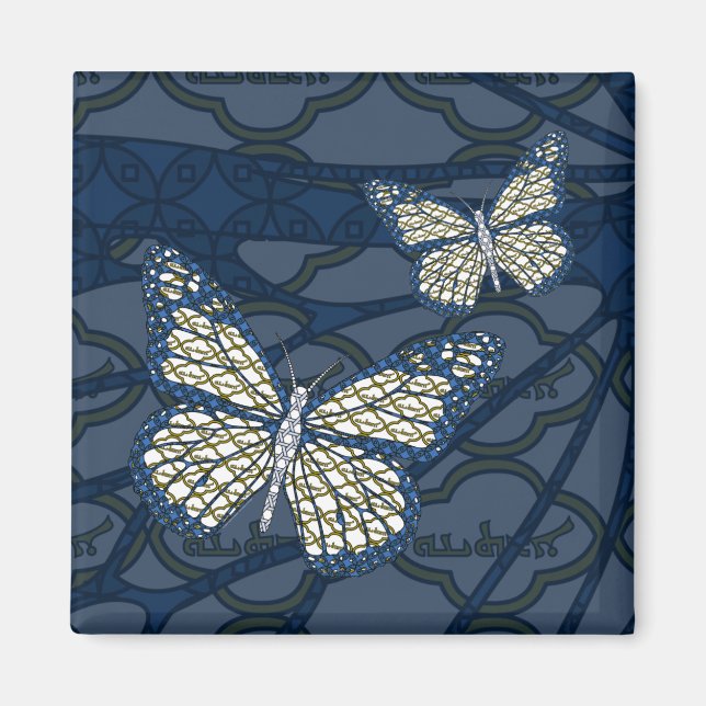 Aimant papillon monarch juif (Devant)