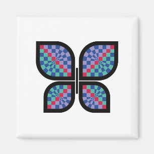 Aimant Papillon Mosaic Radiance