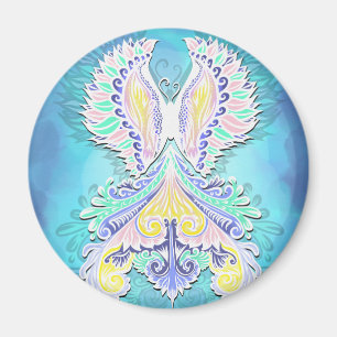 Aimant Papillon pastel mystique Imaginaire Ethereal Boh
