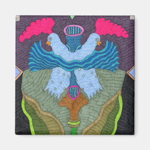 Aimant Papillon—Poulet de la mer