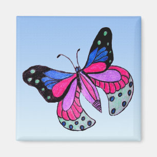 Aimant Papillon volant