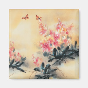 Aimant Papillons au printemps