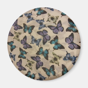 Aimant Papillons bleus