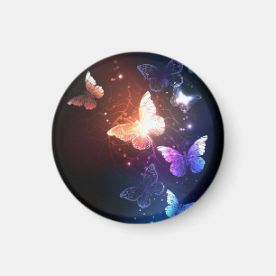 Aimant Papillons de nuit lumineux