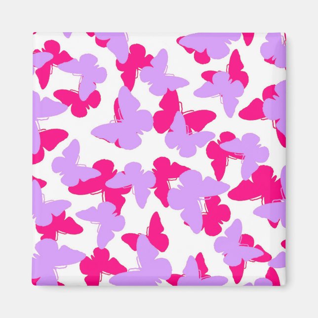 Aimant Papillons en couches (Devant)