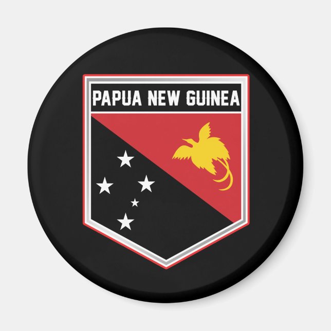 Aimant Papouasie-Nouvelle-Guinée (Devant)
