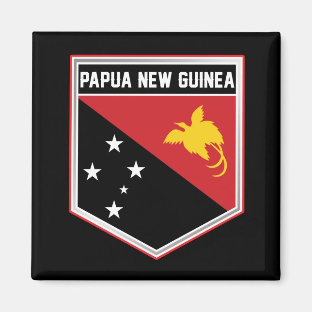 Aimant Papouasie-Nouvelle-Guinée (Devant)