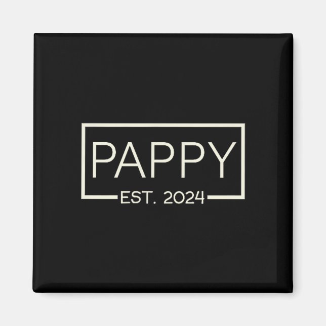 Aimant Pappy Est 2024 New Dad Father's Day Men Cket  (Devant)