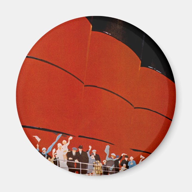 Aimant Paquebot Bon Voyage (Devant)