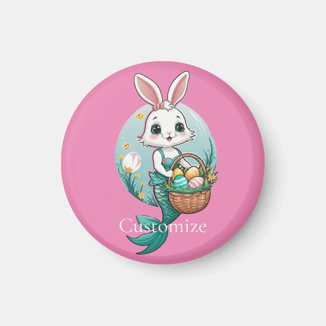 Aimant Pâques Bunny Mermaid Thunder_Cove (Devant)