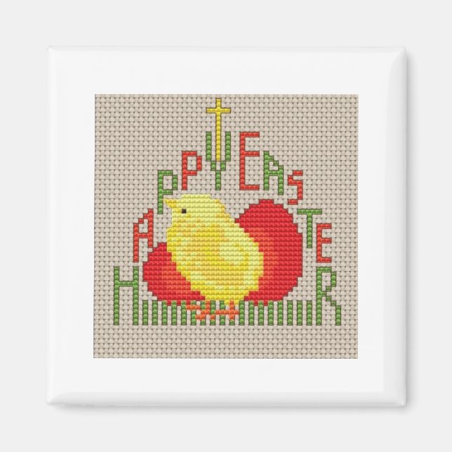Aimant Pâques Joyeuses ! (Devant)