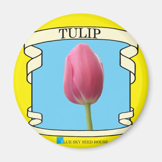 Aimant Paquet de graines de Tulip (Devant)
