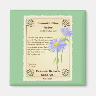 Aimant Paquet de semences Blue Aster