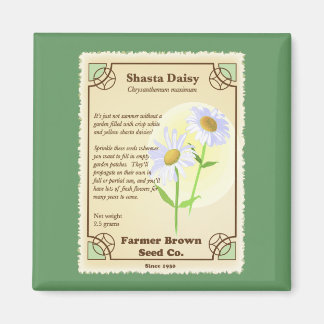 Aimant Paquet de semences Shasta Daisy