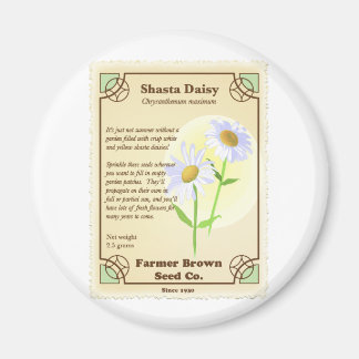 Aimant Paquet de semences Shasta Daisy