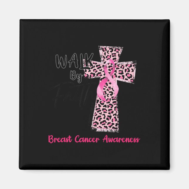 Aimant Par la foi Conscience du cancer du sein Christian  (Devant)