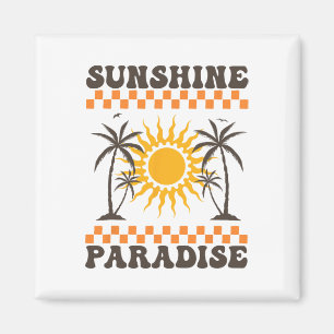 Aimant Paradis de soleil Vibrations d'été Voici le soleil
