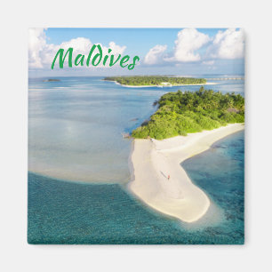 Aimant Paradis des îles exotiques tropicales des Maldive