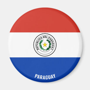 Aimant Paraguay Drapeau charmant patriotique
