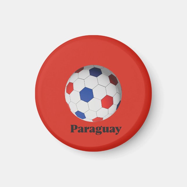 Aimant Paraguay Soccer (Devant)