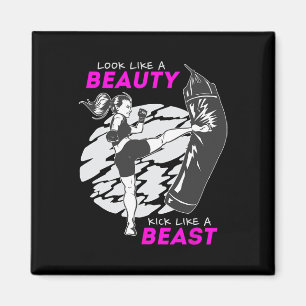 Aimant Paraître comme une beauté, botter comme une bête -