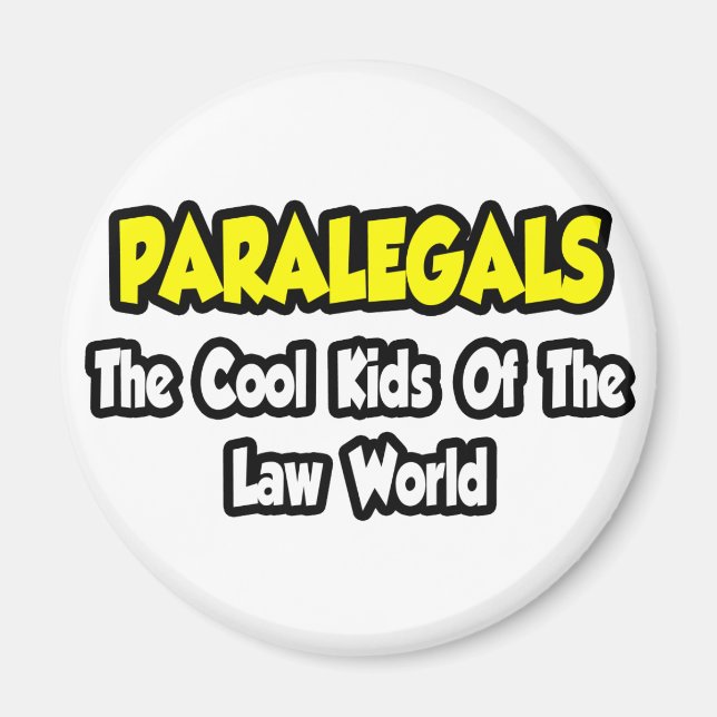 Aimant Paralegals...Cool du monde des enfants de droit (Devant)