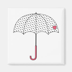 Aimant Parapluie d'amour