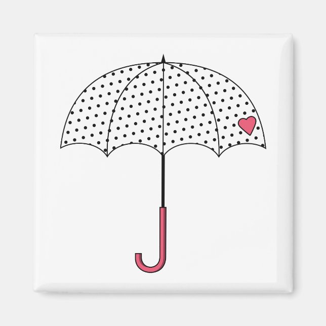 Aimant Parapluie d'amour (Devant)