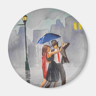 AIMANT PARAPLUIE DE COUPLES DE DANSE