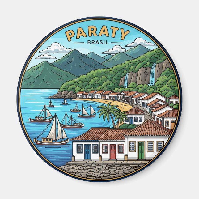 Aimant Paraty Brésil Travel (Devant)