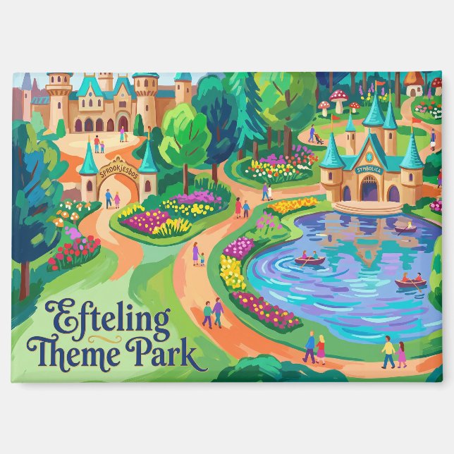 Aimant Parc à thème Efteling Pays-Bas (Recto)