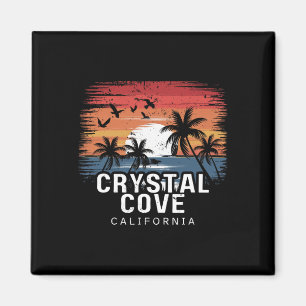 Aimant Parc d'État de Crystal Cove Californie Surfant Sur