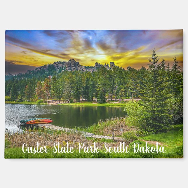 Aimant Parc d'état de Custer Dakota du Sud (Recto)