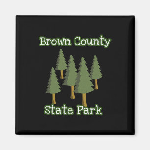 Aimant Parc d'État du comté de Brown Indiana Forêt Bois C