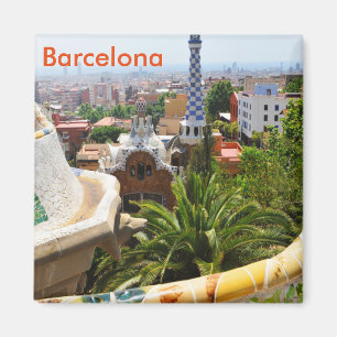 Aimant Parc Guell à Barcelone, Espagne