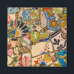 Aimant Parc Guell Tiles à Barcelone Espagne<br><div class="desc">Parc Guell Carreaux céramiques Arrière - plan à Barcelone Espagne</div>