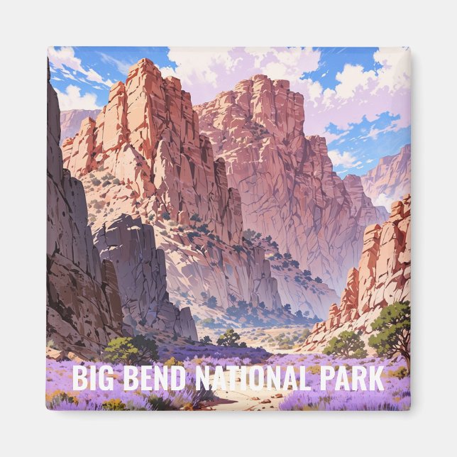 Aimant Parc national Big Bend (Devant)