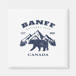 Aimant Parc national de Banff Canada Souvenir Randonnée V