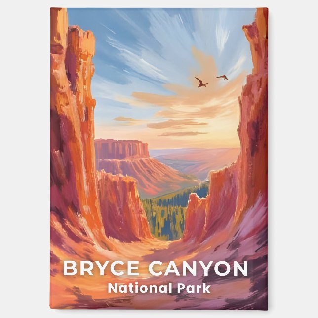 Aimant Parc national de Bryce Canyon | Voyage dans l'Utah (Recto)