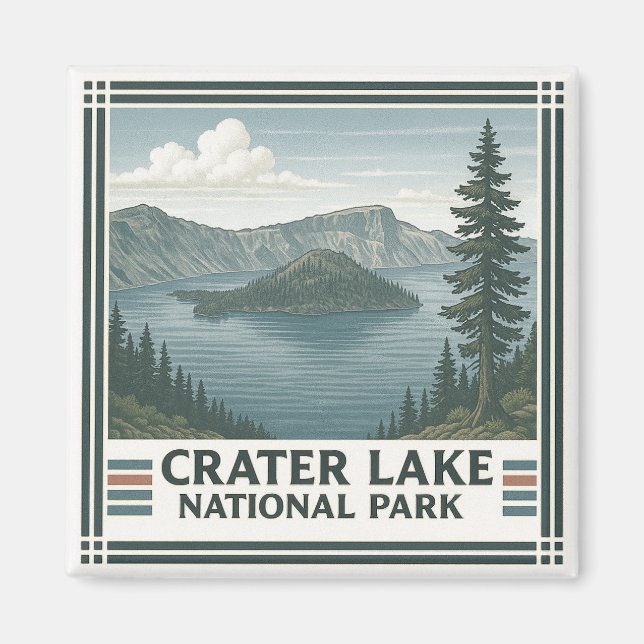 Aimant Parc national de Crater Lake (Devant)