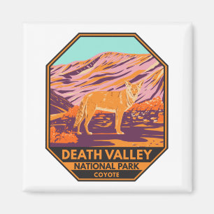 Aimant  Parc national de Death Valley Coyote Vintage