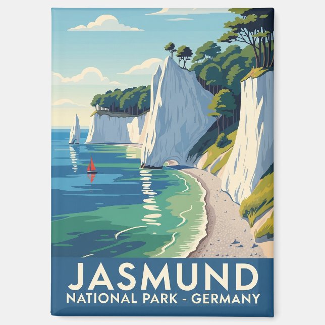 Aimant Parc national de Jasmund Allemagne Voyage (Recto)