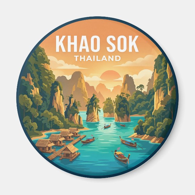 Aimant Parc national de Khao Sok Thaïlande (Devant)